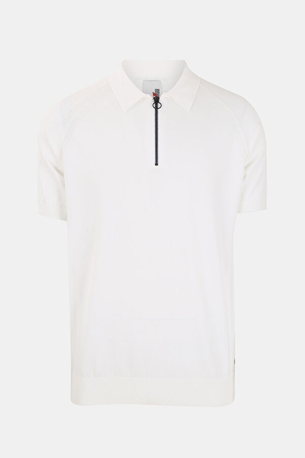 Ekru Polo Yaka T-Shirt