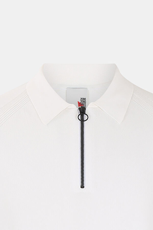 Ekru Polo Yaka T-Shirt 3