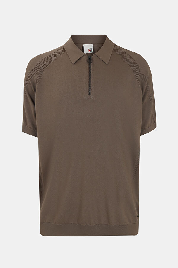 Haki Polo Yaka T-Shirt