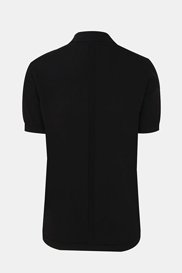 Siyah Polo Yaka T-Shirt 2