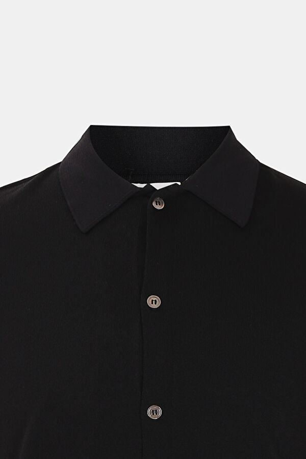 Siyah Polo Yaka T-Shirt 3