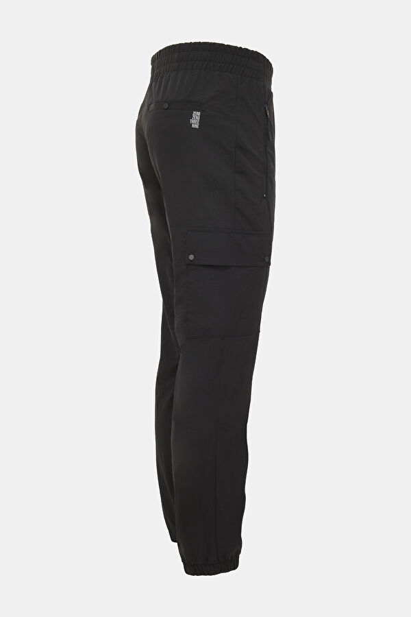 Siyah Boru Paça Erkek Pantolon 5