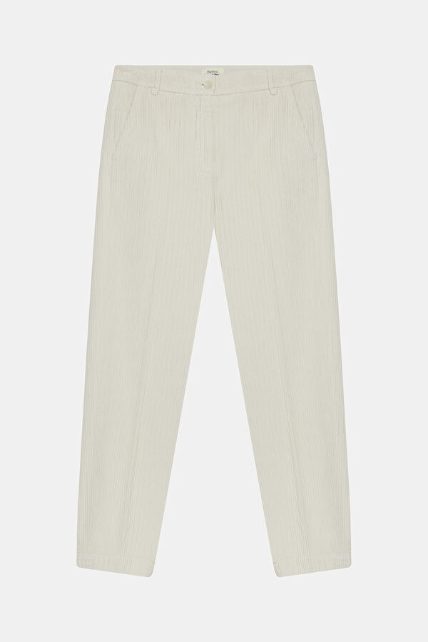 Perfect Woman Woven Pant, Cream, L