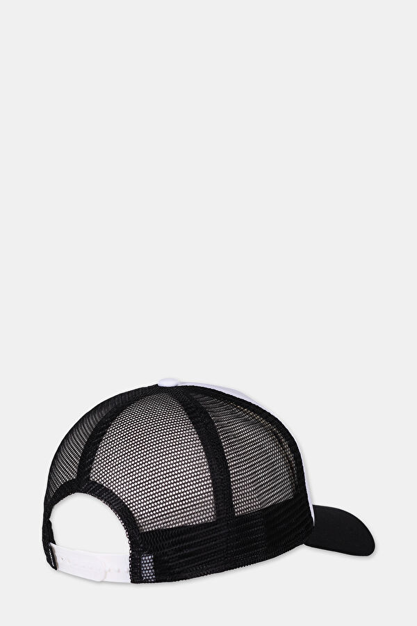 White Design Filled Hat 2