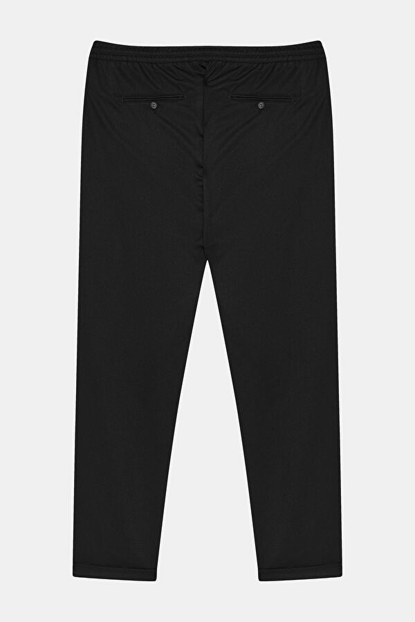 Black Straight Leg Men's Trousers 4