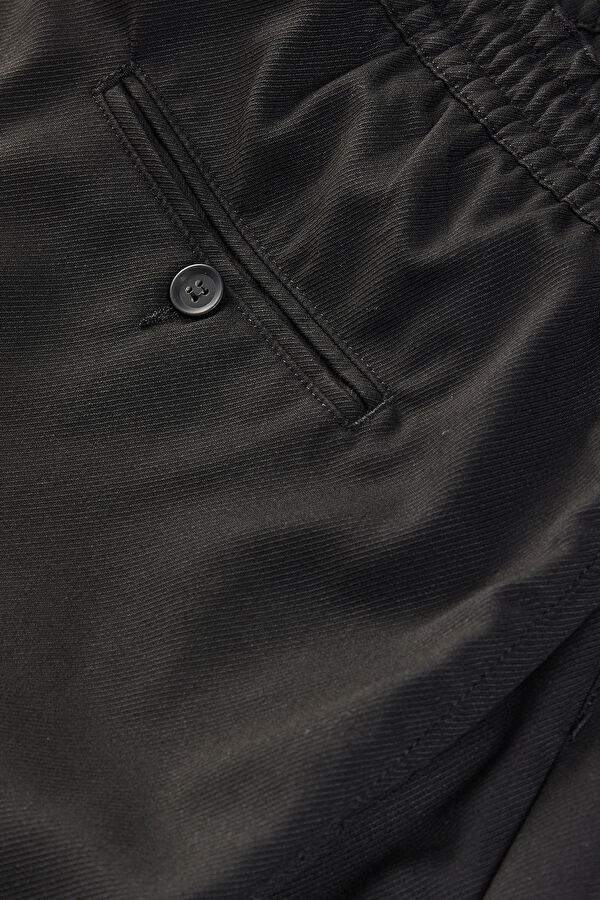 Black Straight Leg Men's Trousers 6
