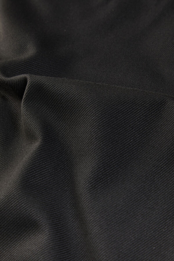 Black Straight Leg Men's Trousers 7