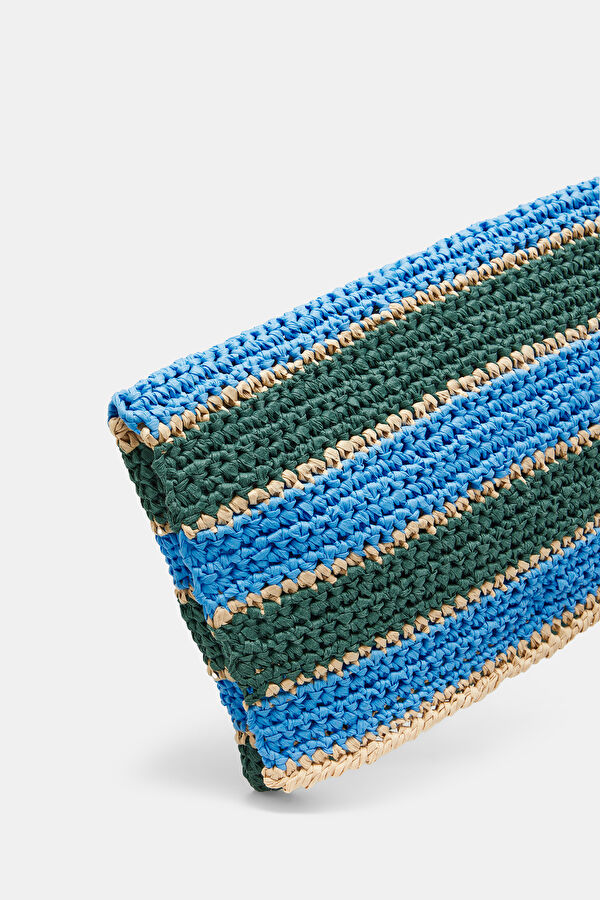 Blue Striped Patterned Bag 4