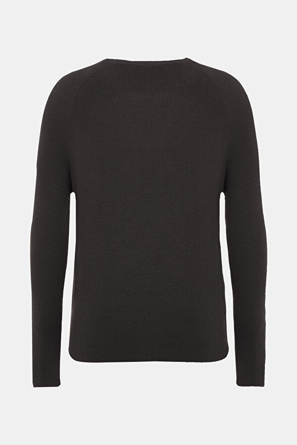 Black Knitted Men's Sweater 5