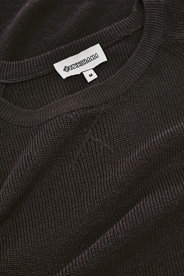 Black Knitted Men's Sweater 6