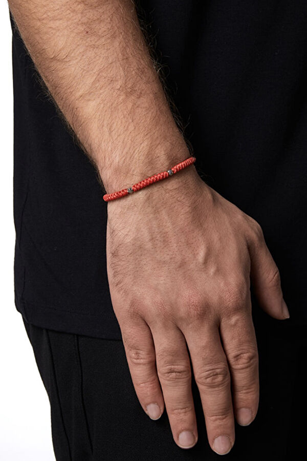 Silver Red Snake Bracelet 3