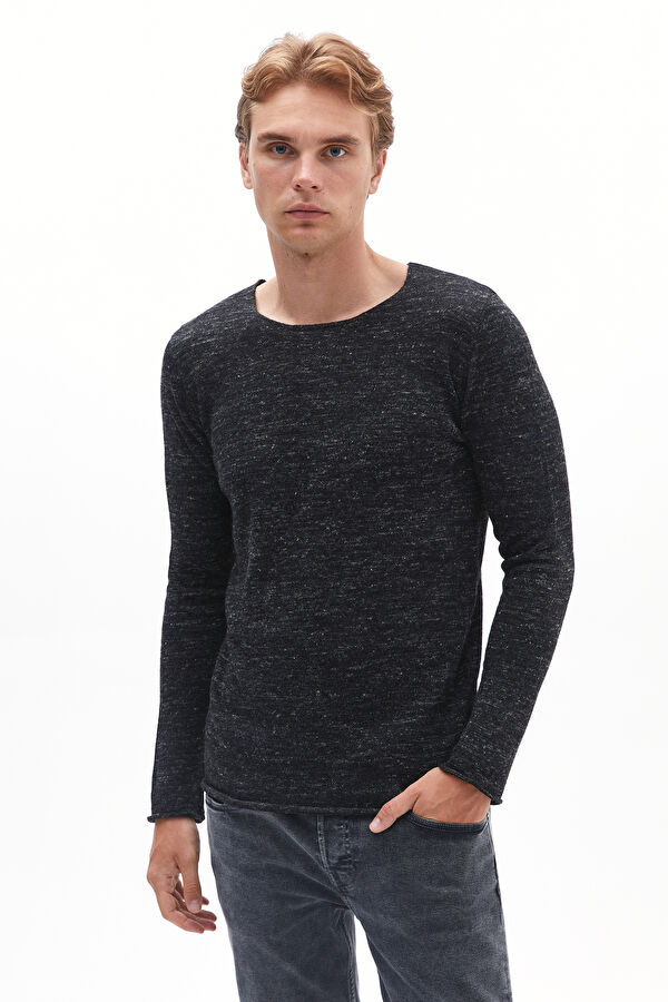 Anthracite Knit Men's Sweater