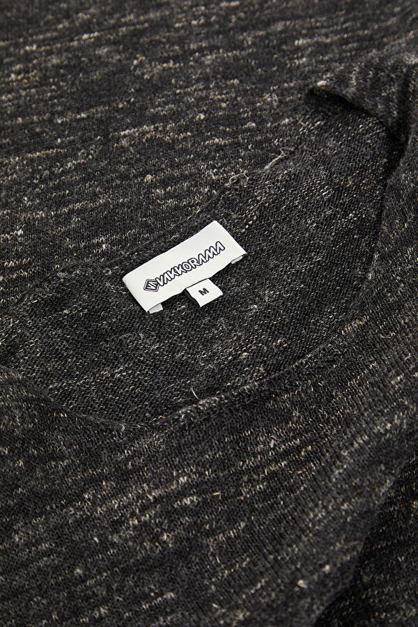 Anthracite Knit Men's Sweater 5