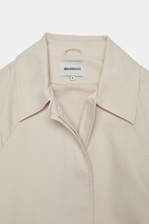 Beige Women's Trench Coat 3
