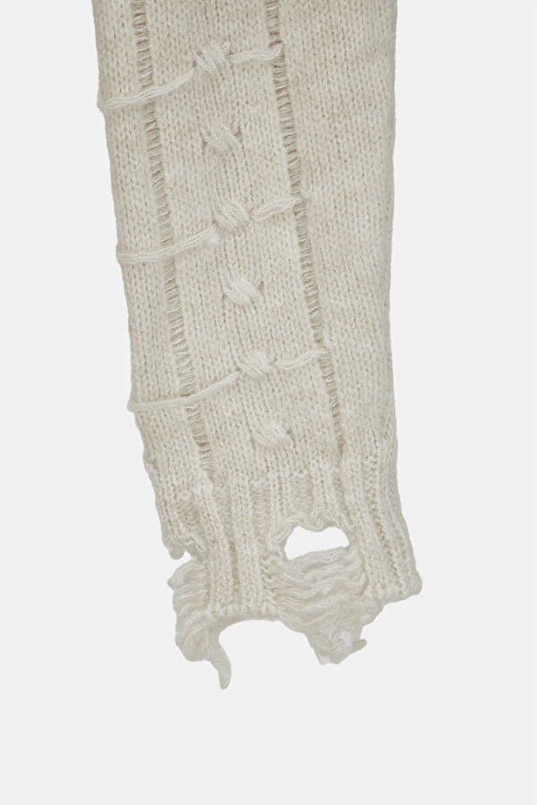 Off-white knitted women's sweater 6