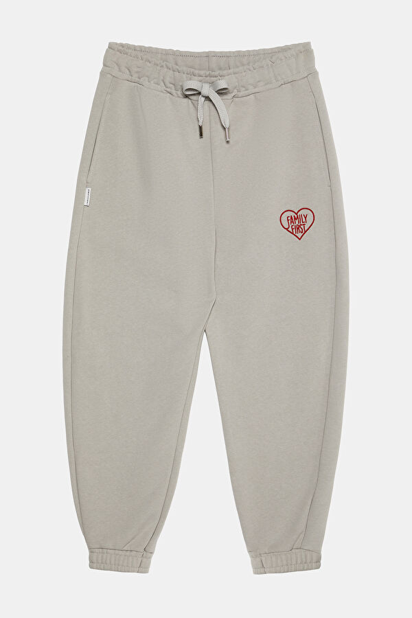 Grey Slim-Fit Men's Sport Pants