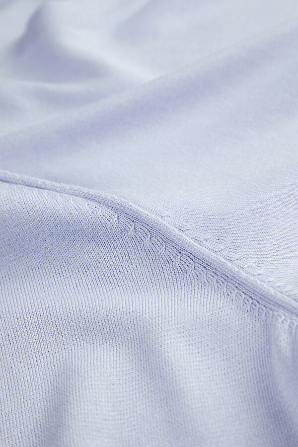 Light Blue Knitted Men's Sweater 4