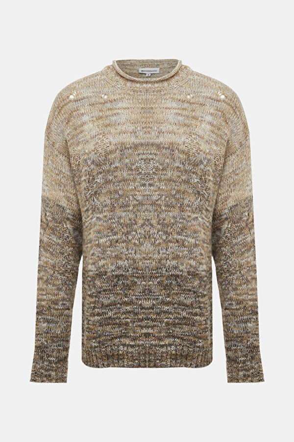 Colorful Knitted Pattern Men's Sweater 3