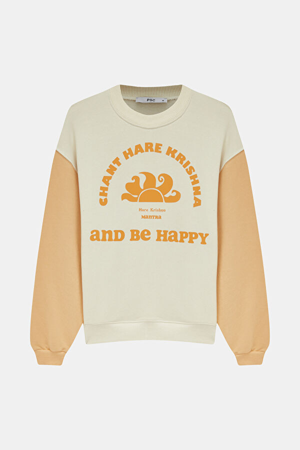 Multicolored Crew Neck Women's Sweatshirt 4
