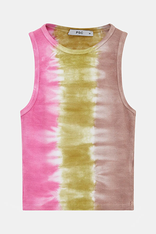 Colorful Patterned Strappy Women's Blouse 4
