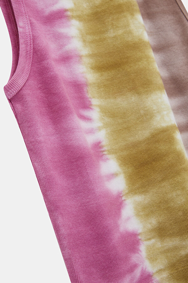 Colorful Patterned Strappy Women's Blouse 6