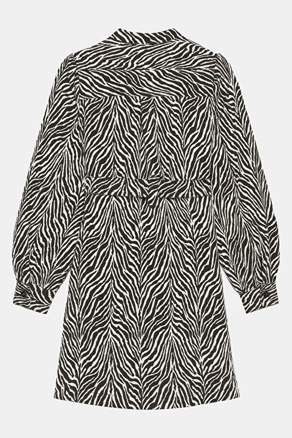 Dark Brown Animal Figured Dress 2