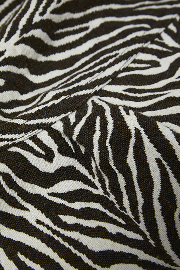 Dark Brown Animal Figured Dress 6