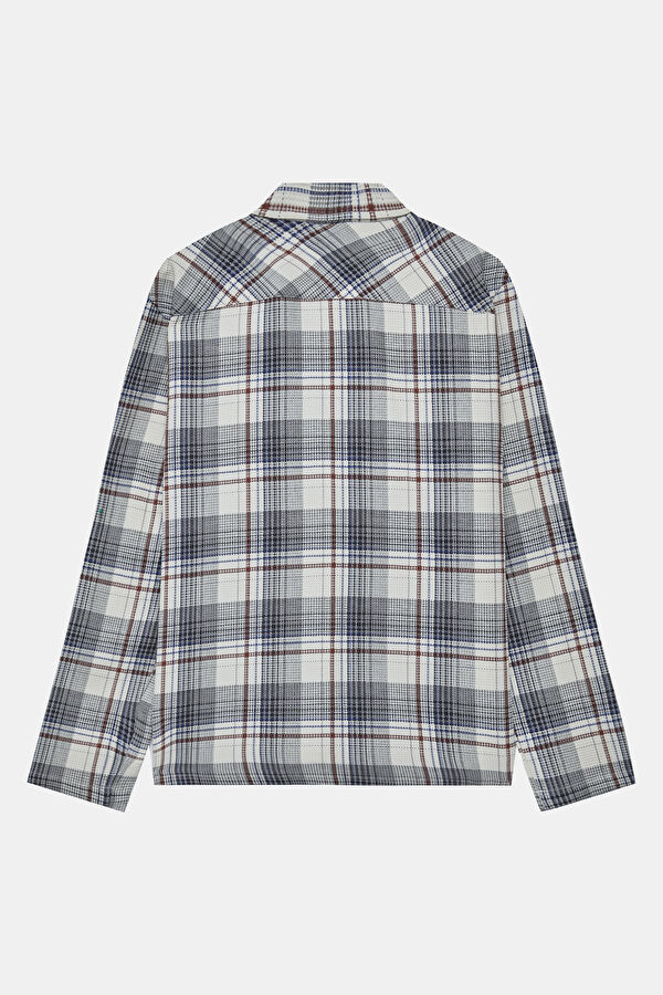 Oversize Multicolored Plaid Men's Shirt 2