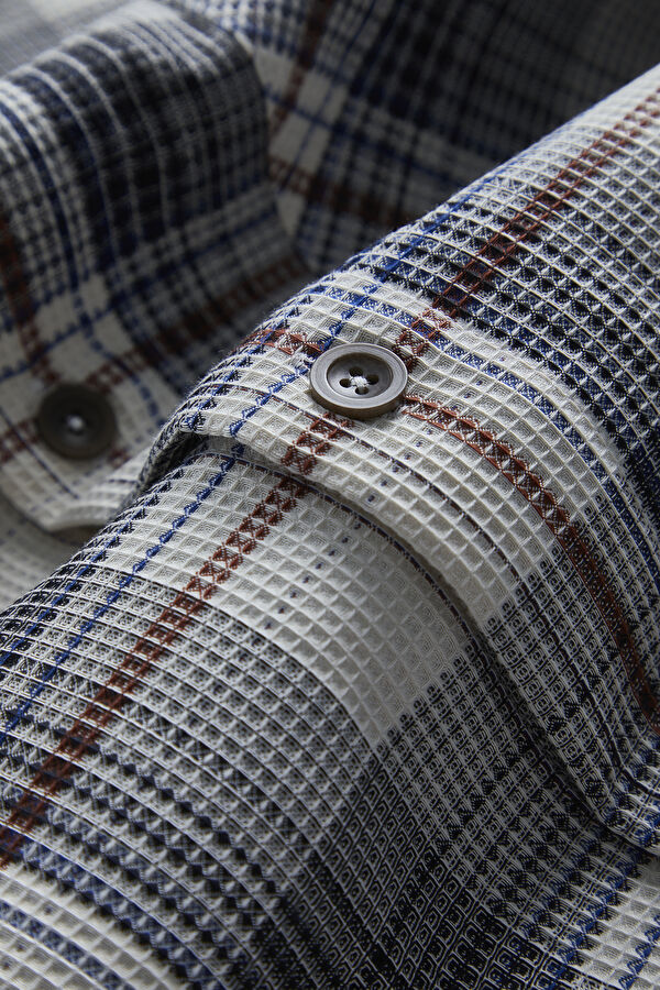 Oversize Multicolored Plaid Men's Shirt 4