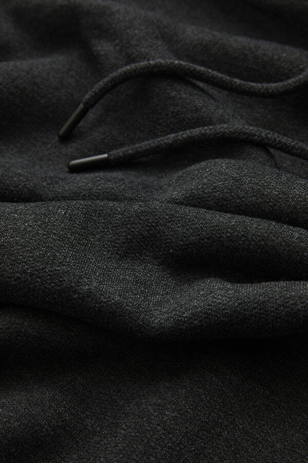 Anthracite Hooded Men's Sweatshirt 6