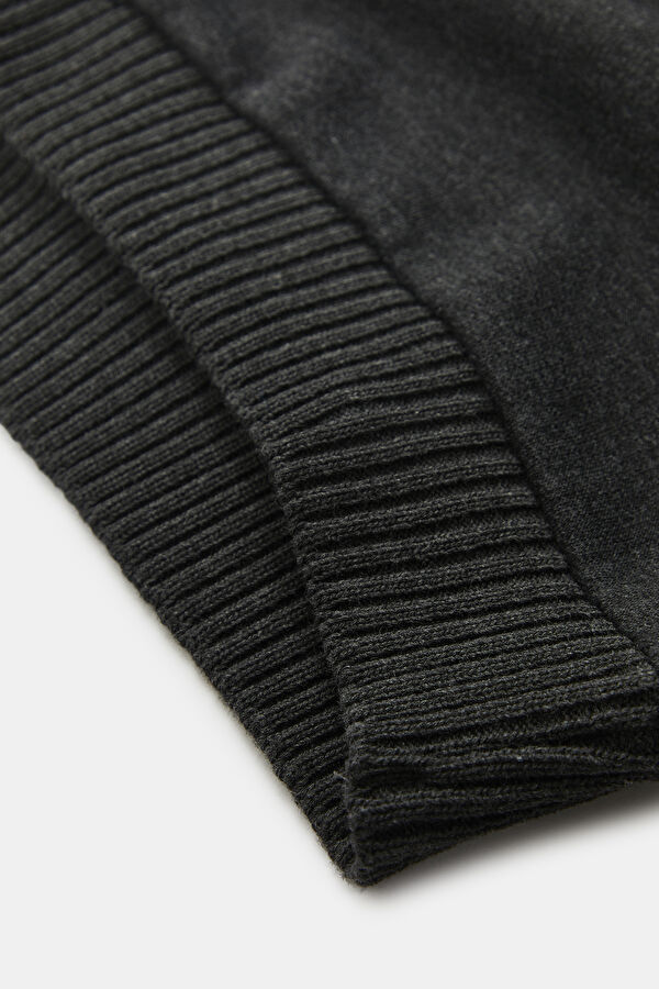 Anthracite Hooded Men's Sweatshirt 7