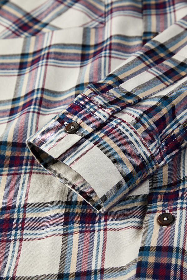 Multicolored Plaid Men's Shirt 4