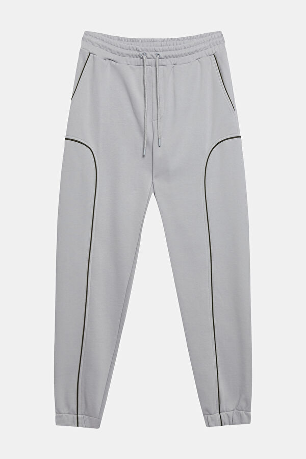 Gri Dar Paça Spor Erkek Pantolon