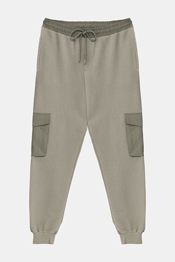 Gri Dar Paça Spor Pantolon