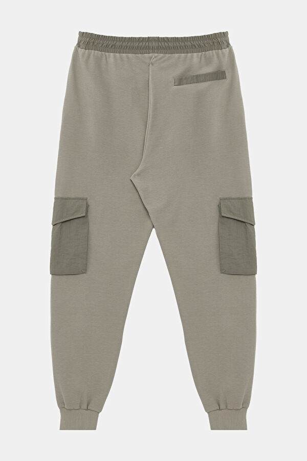 Gri Dar Paça Spor Pantolon 2