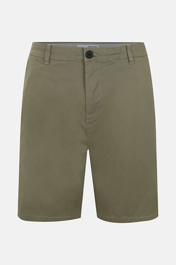 Khaki Organic Cotton Shorts