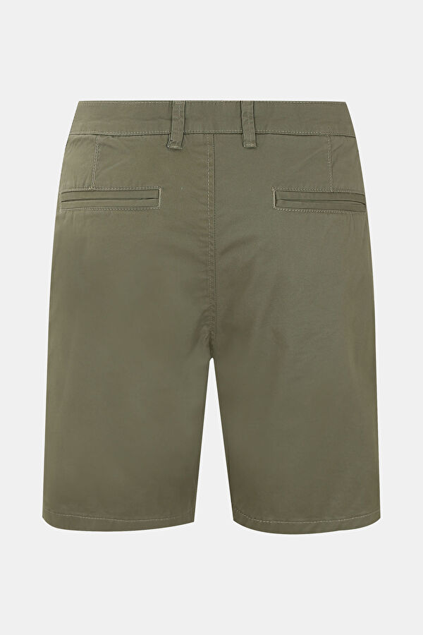 Khaki Organic Cotton Shorts 2