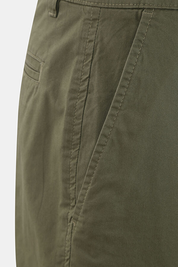 Khaki Organic Cotton Shorts 3