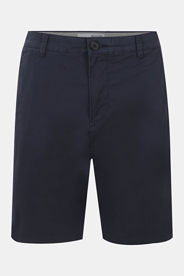 Navy Blue Organic Cotton Shorts
