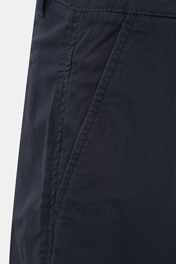 Navy Blue Organic Cotton Shorts 3