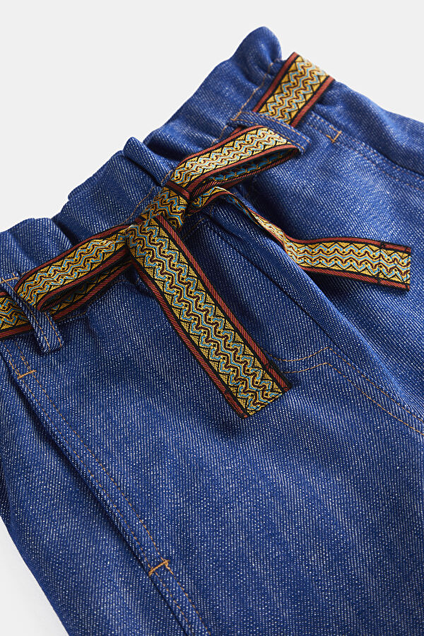 Navy Blue Loose Children's Trousers 5
