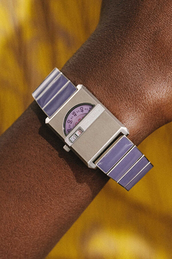 Pulse Tandem Purple Bracelet Wristwatch 26 mm 5