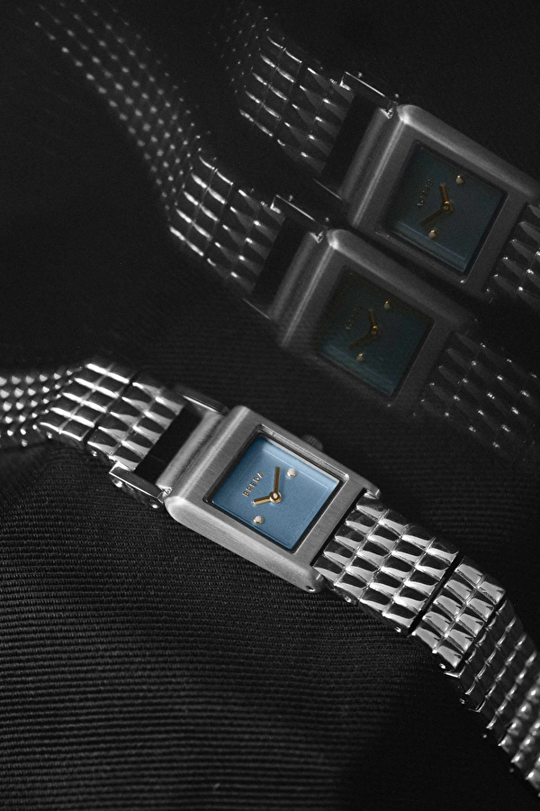 Revel Silver Steel Bracelet Kol Saati 18 mm 4