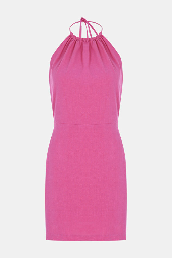 Pembe Mini Elbise