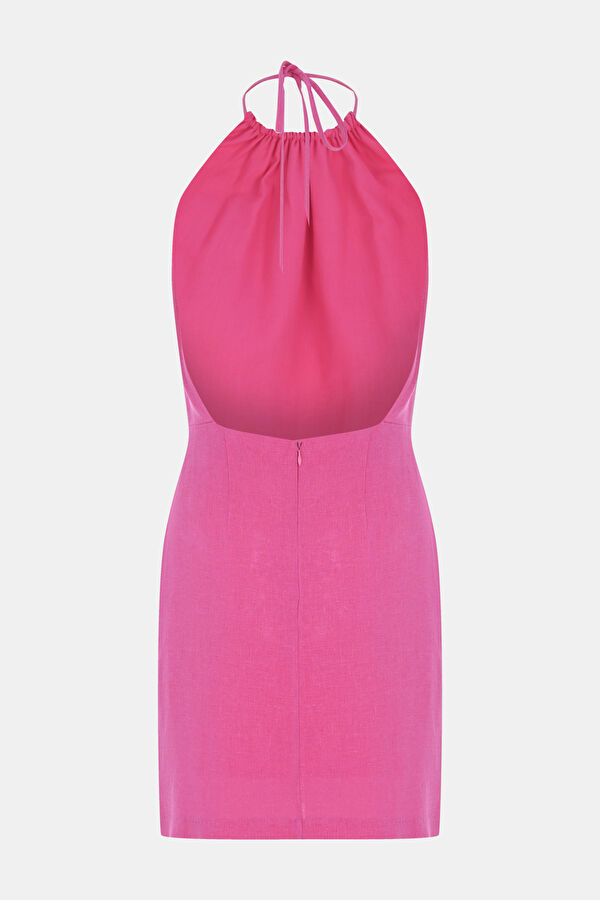 Pembe Mini Elbise 2