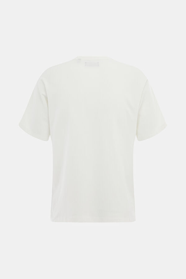 Relax Fit Ecru Tshirt 2