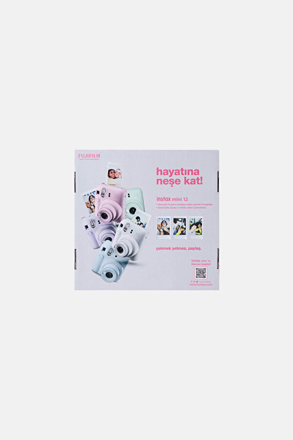 Instax Mini 12 Blossom Pembe Bundle Box 4