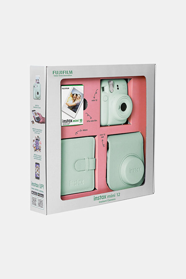 Instax Mini 12 Mint Green Bundle Box 2