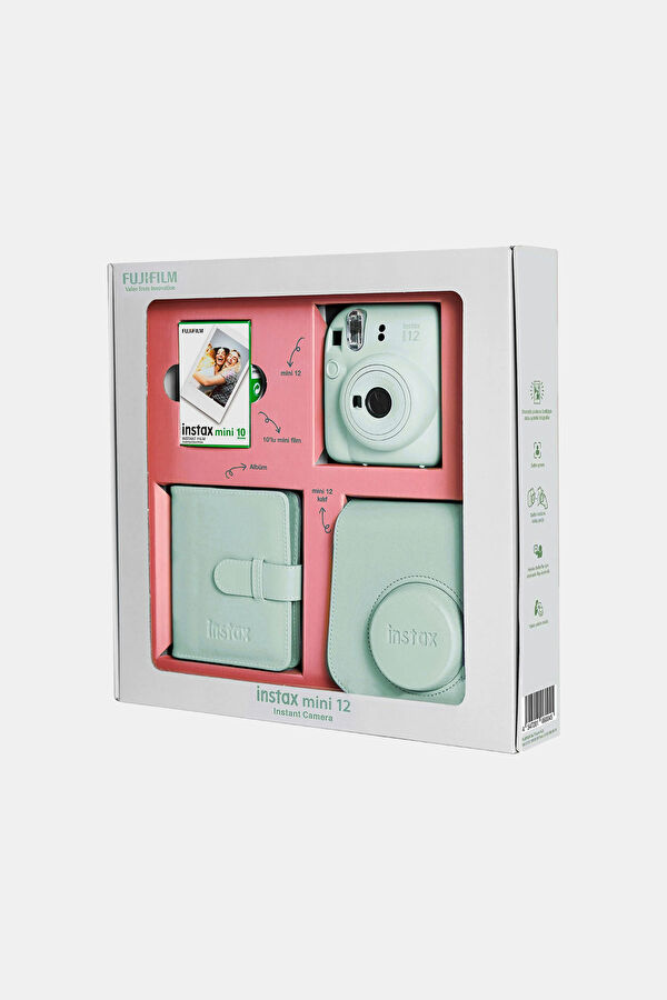 Instax Mini 12 Mint Green Bundle Box 3