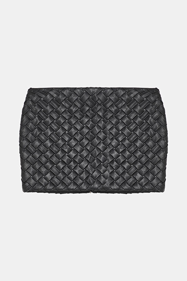 Black Viscose Women's Skirt 2